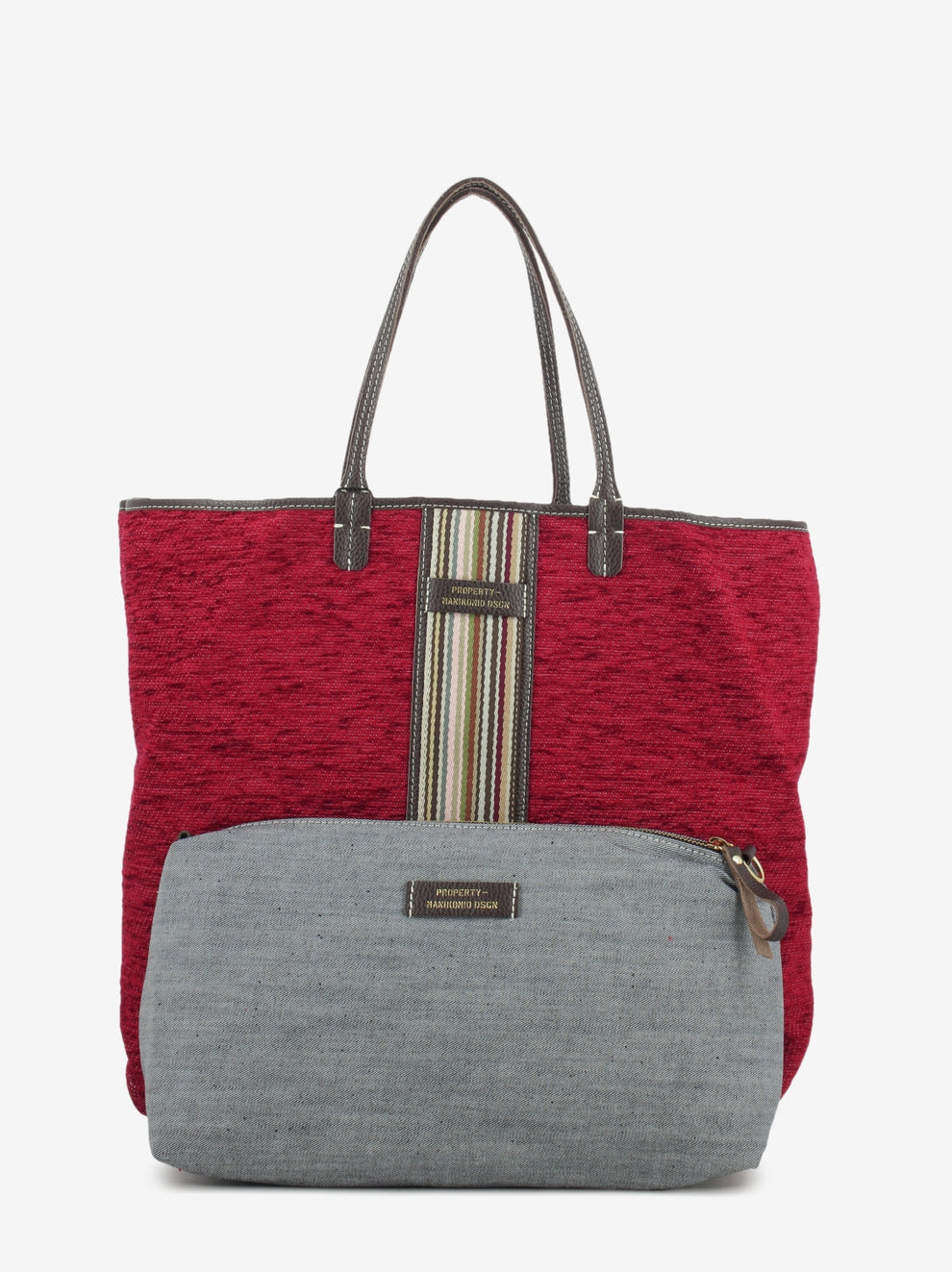 Shopper ciniglia winter red