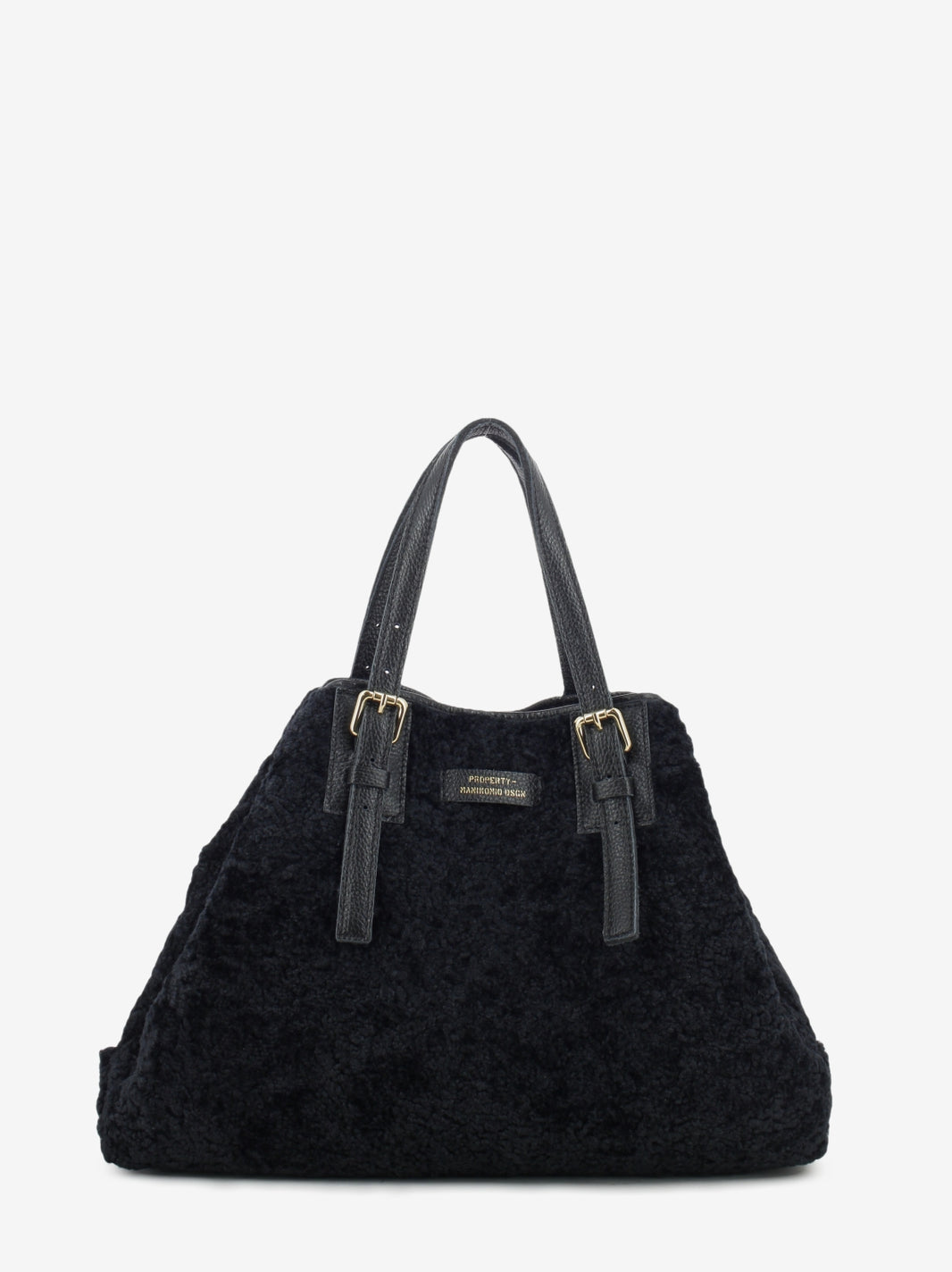 Shopper eco fur black