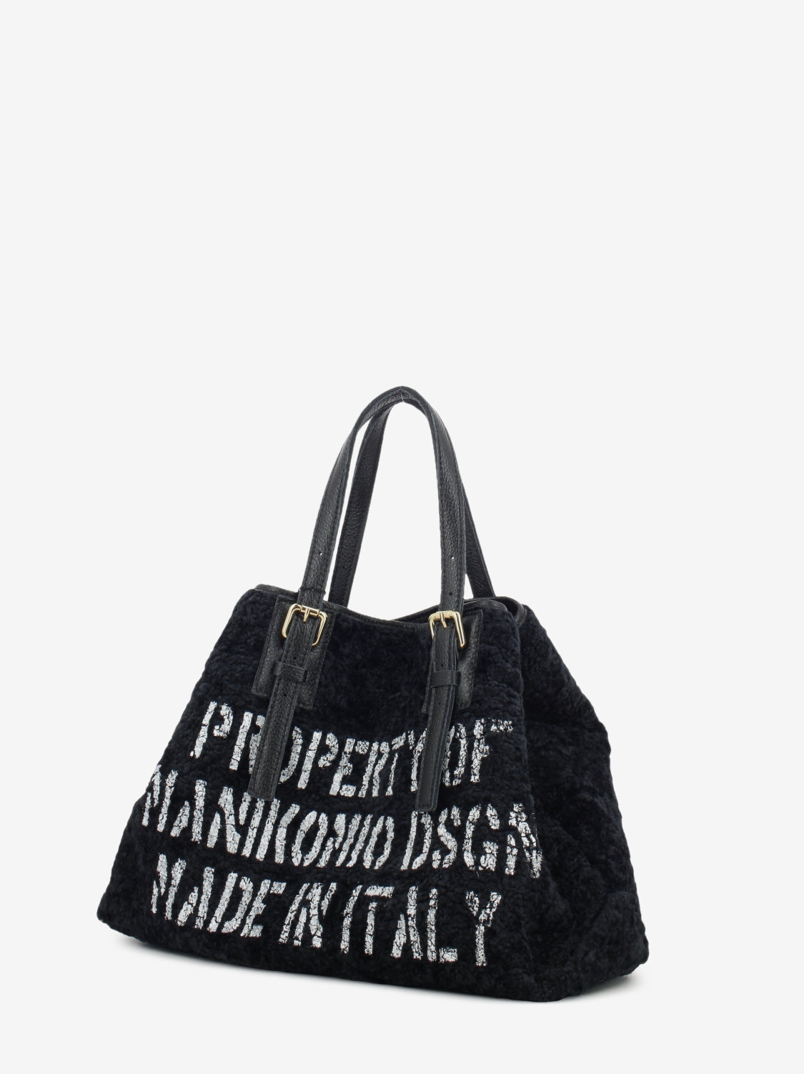 Shopper eco fur black