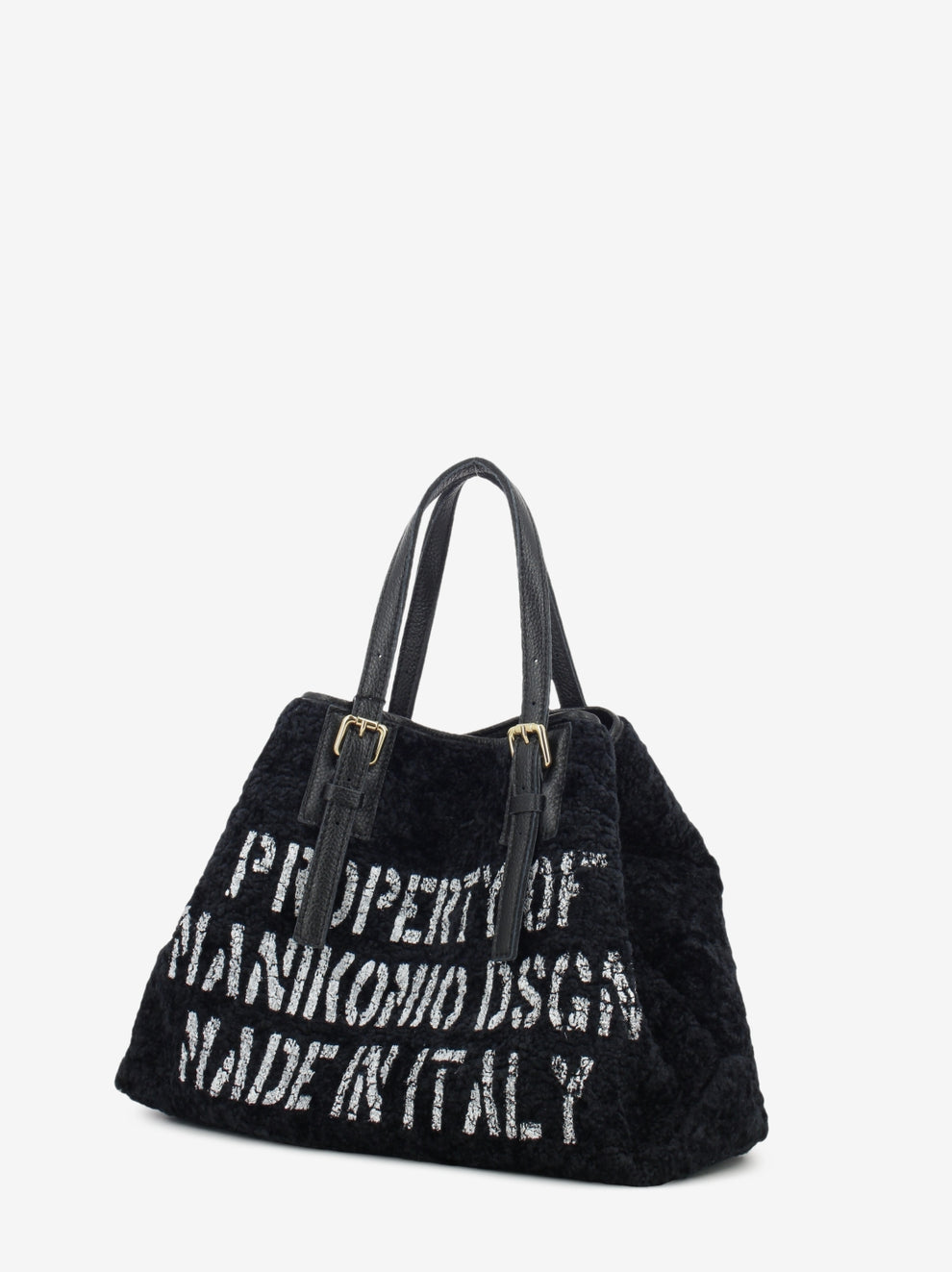 Shopper eco fur black