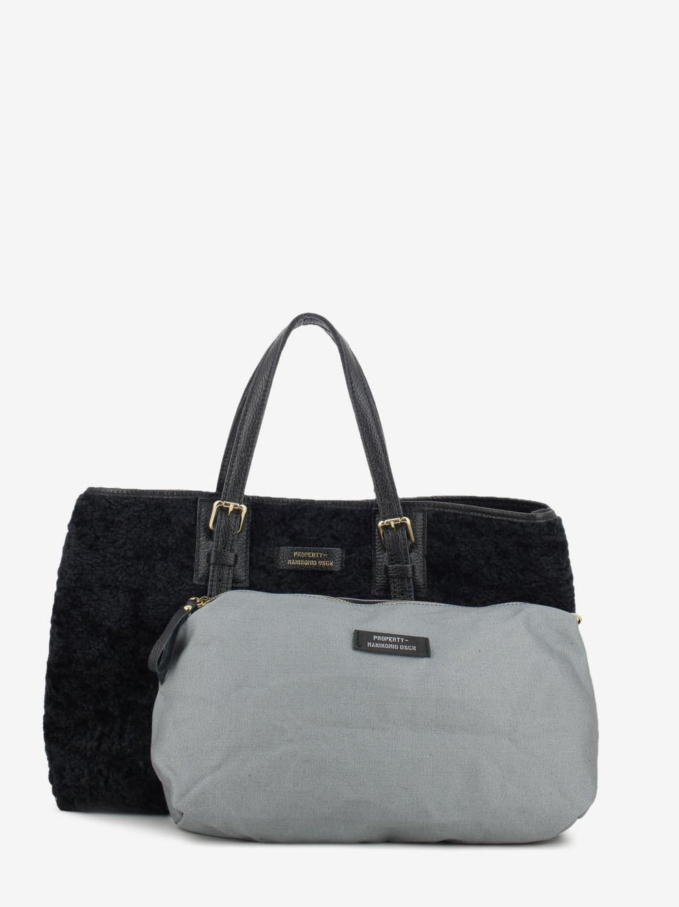 Shopper eco fur black