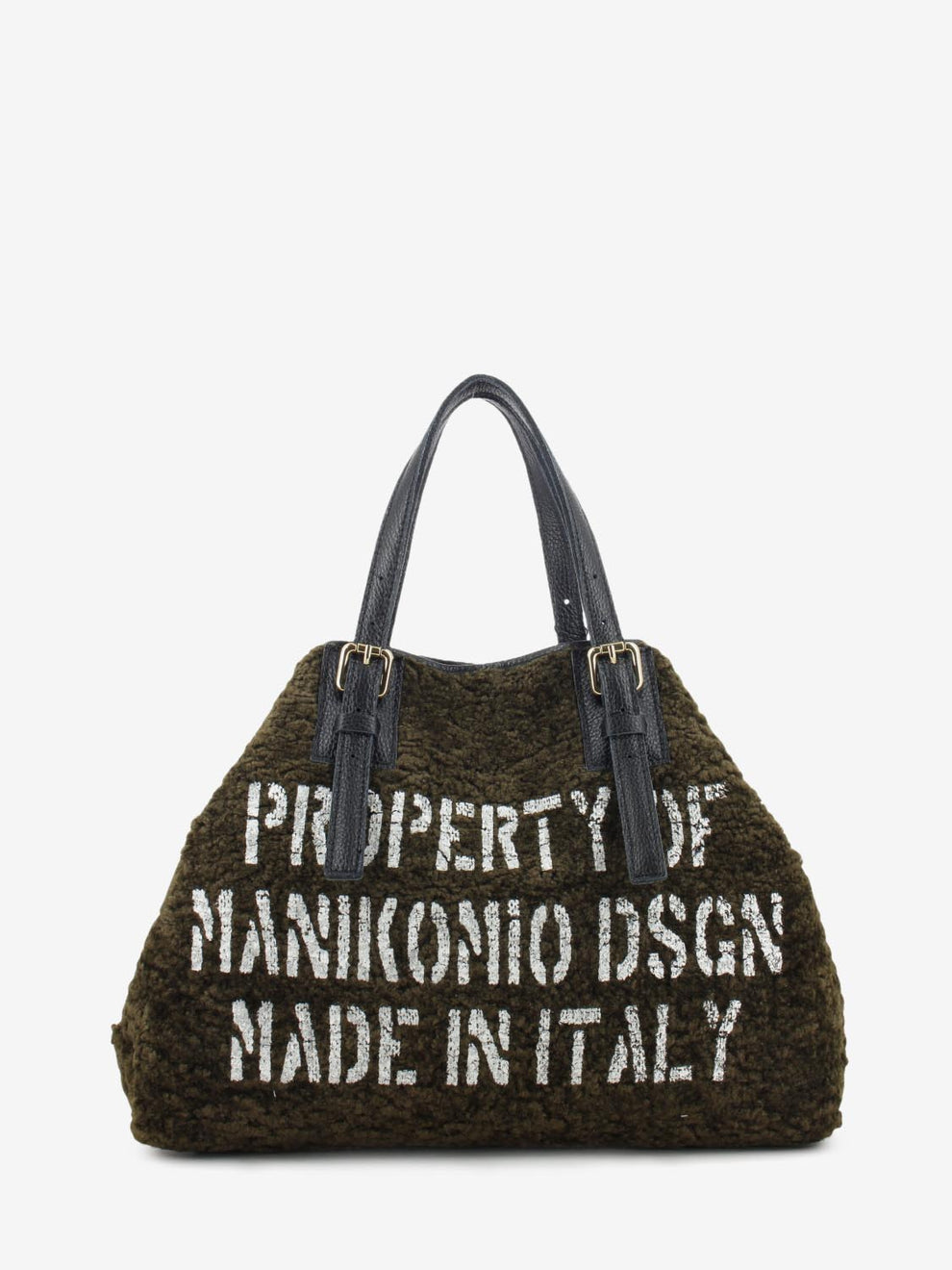 BROWN ECO FUR SHOPPING BAG SHPEF03BROWN