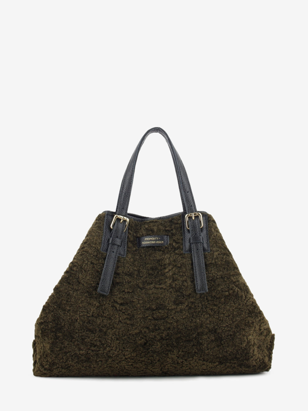BROWN ECO FUR SHOPPING BAG SHPEF03BROWN