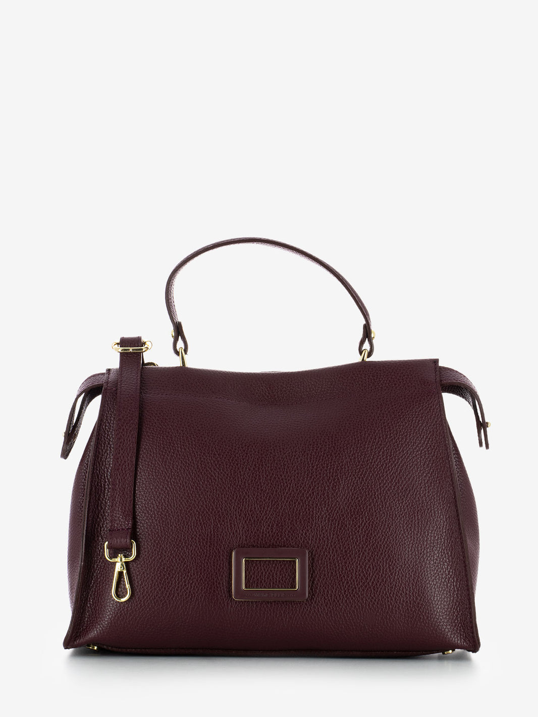 Borsa a mano medium Adele burgundy / gold