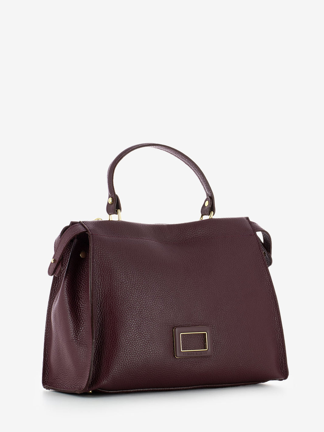 Borsa a mano medium Adele burgundy / gold