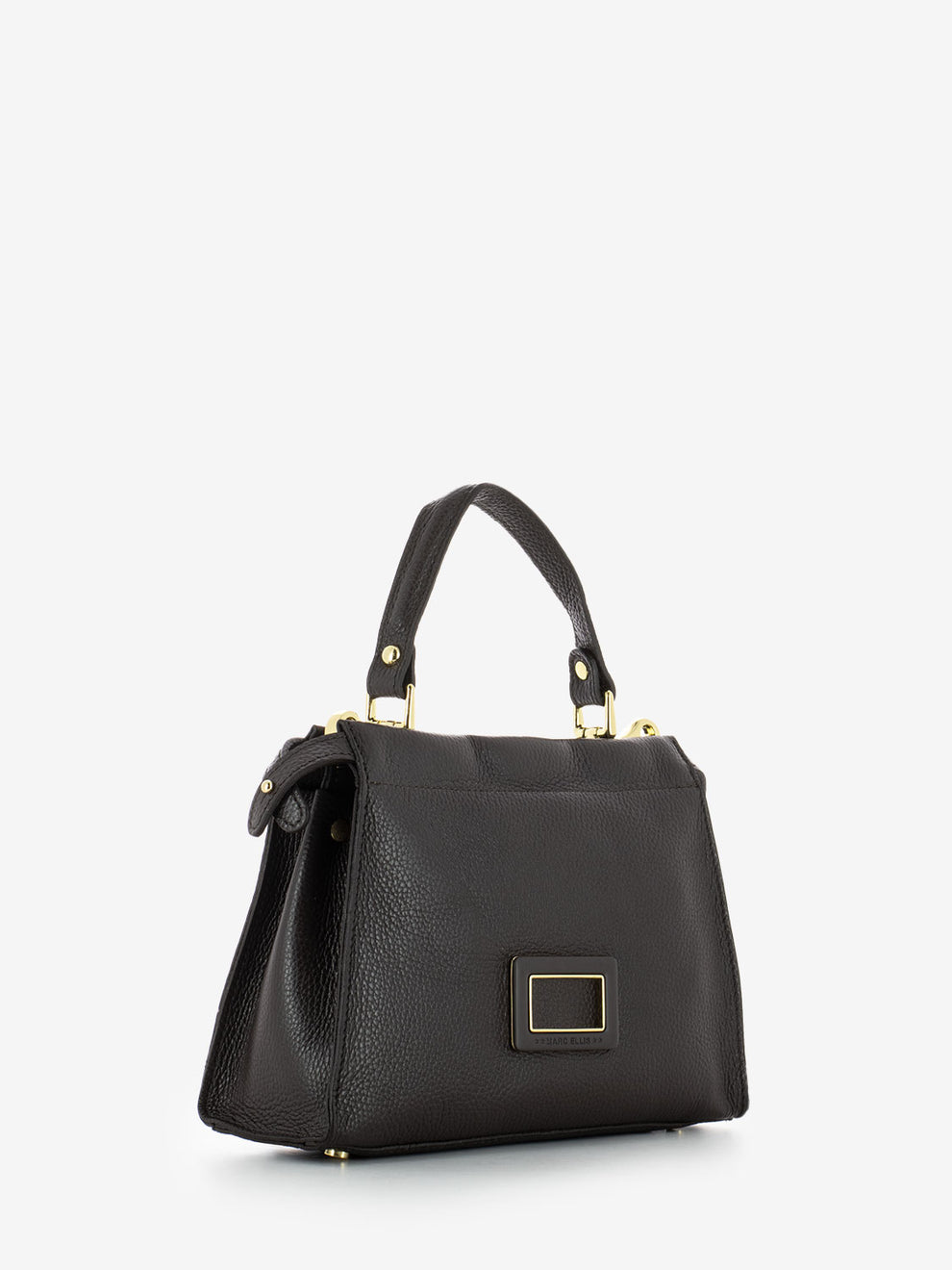 Borsa a mano small Adele cocoa / gold