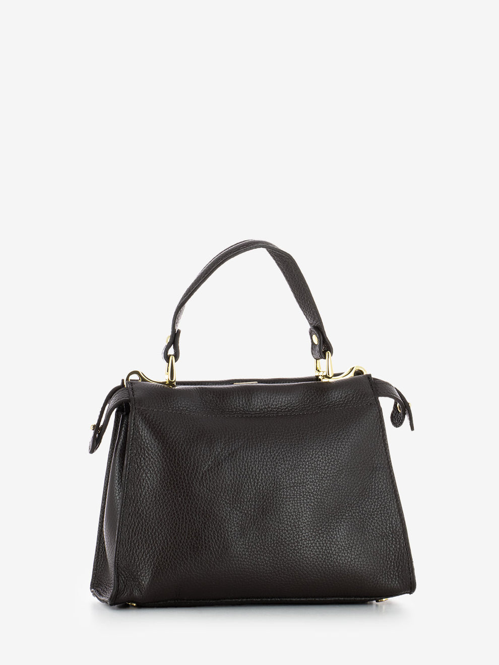 Borsa a mano small Adele cocoa / gold
