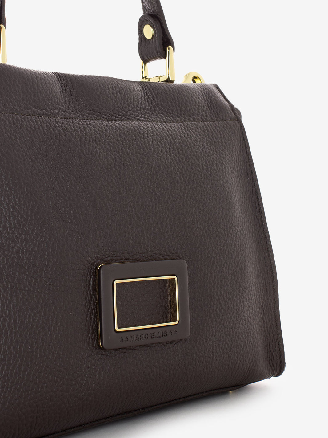Borsa a mano small Adele cocoa / gold