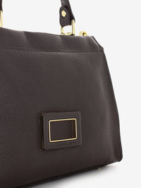 Borsa a mano small Adele cocoa / gold