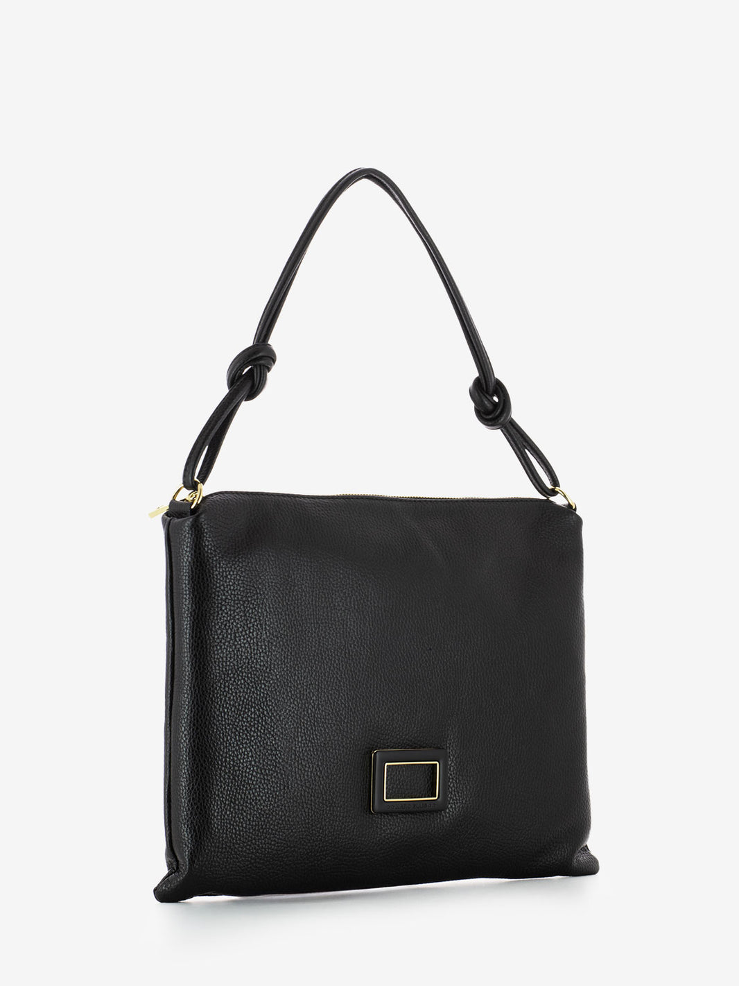 Borsa a spalla Eluna in pelle black / gold