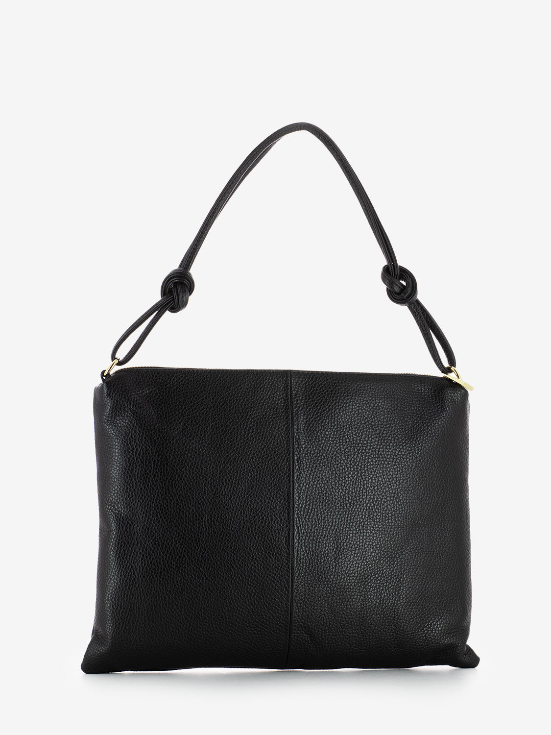 Borsa a spalla Eluna in pelle black / gold