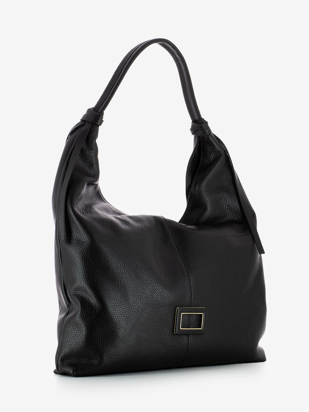 Borsa in pelle Wenda in pelle black / gold