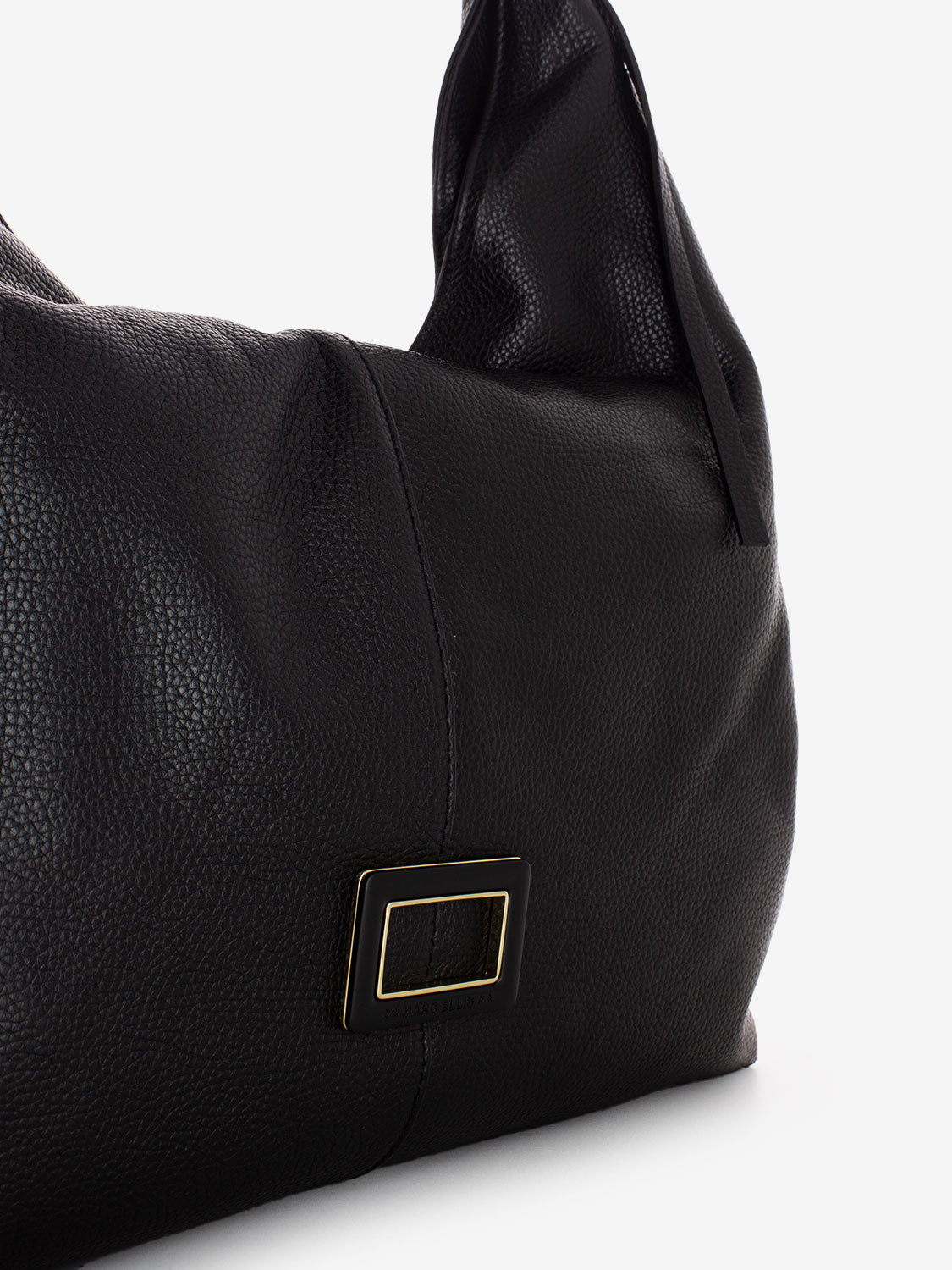 Borsa in pelle Wenda in pelle black / gold