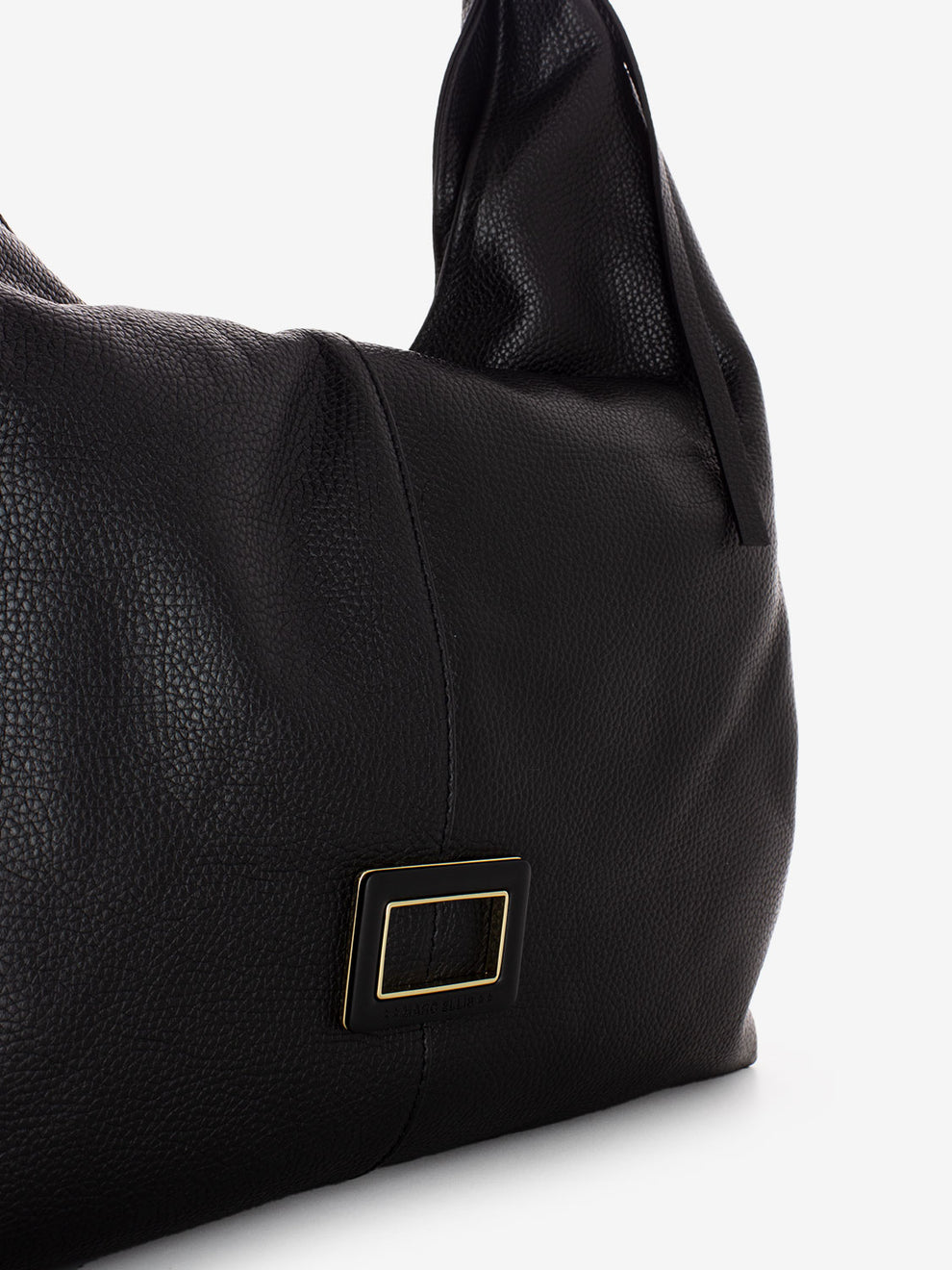 Borsa in pelle Wenda in pelle black / gold