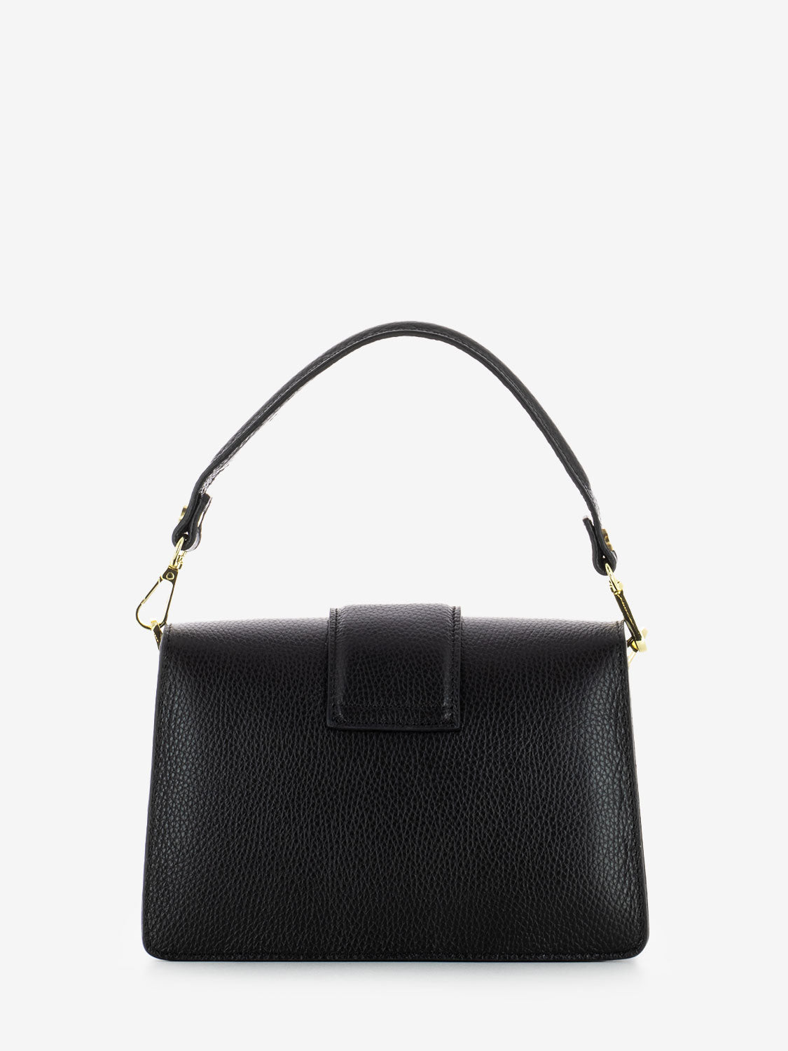 Kourtney black / gold bag