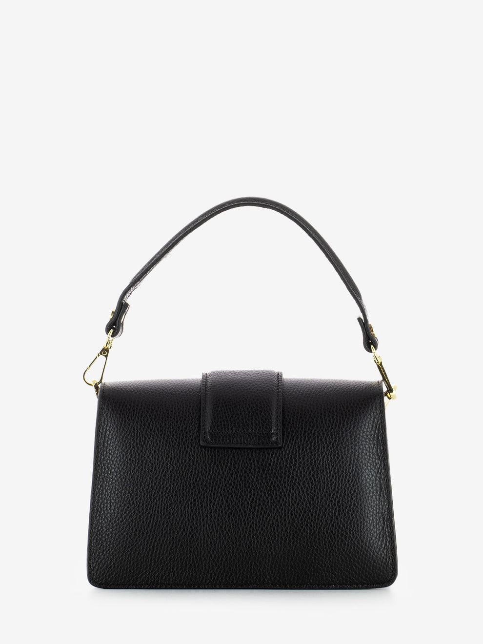 Kourtney black / gold bag