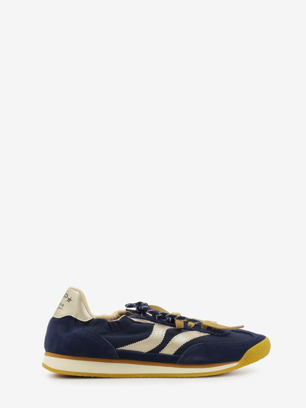 Sneakers doppio laccio blu / gold