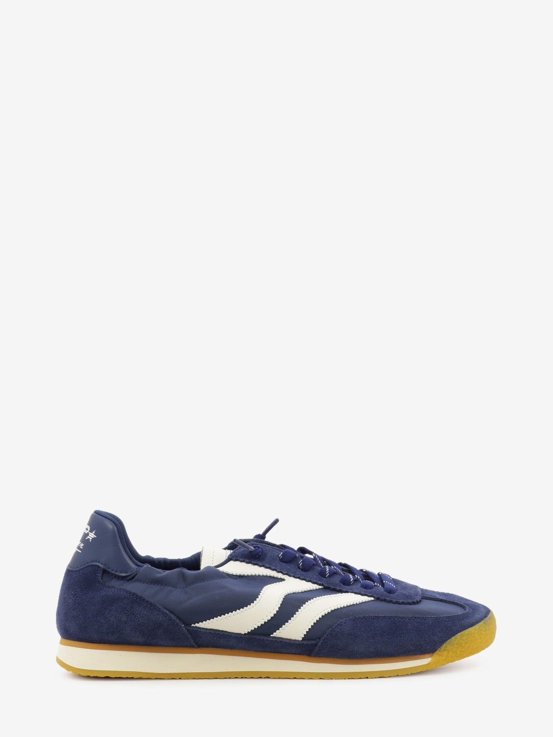 Sneakers in tessuto e suede dark blue
