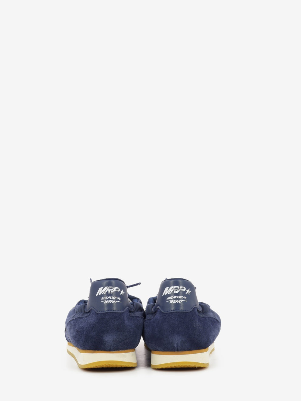Sneakers in tessuto e suede dark blue