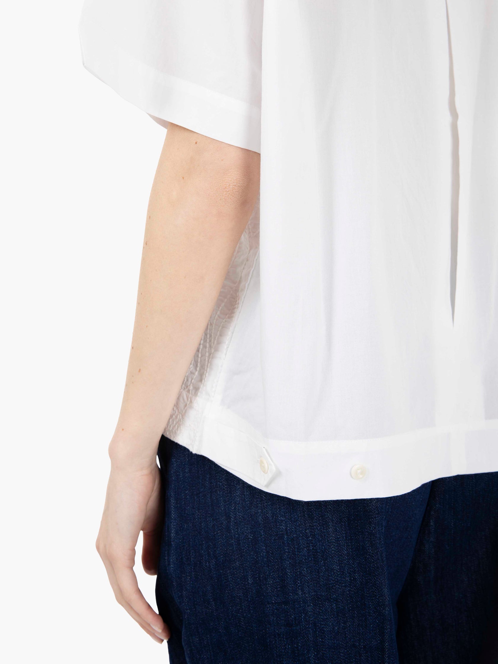Camicia Wanda con ricami white