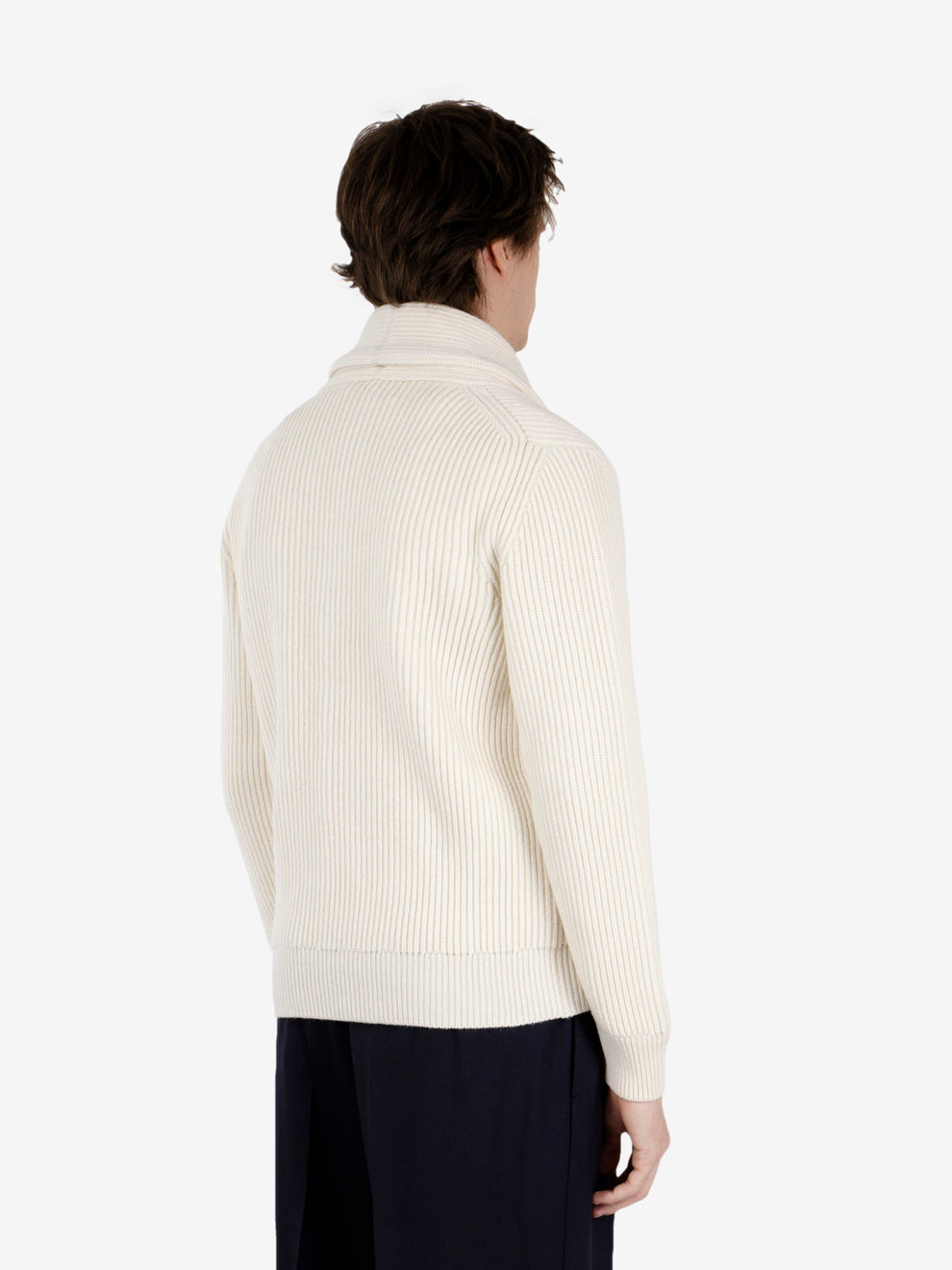 WHITE SHAWL CARDIGAN A0701-B_1