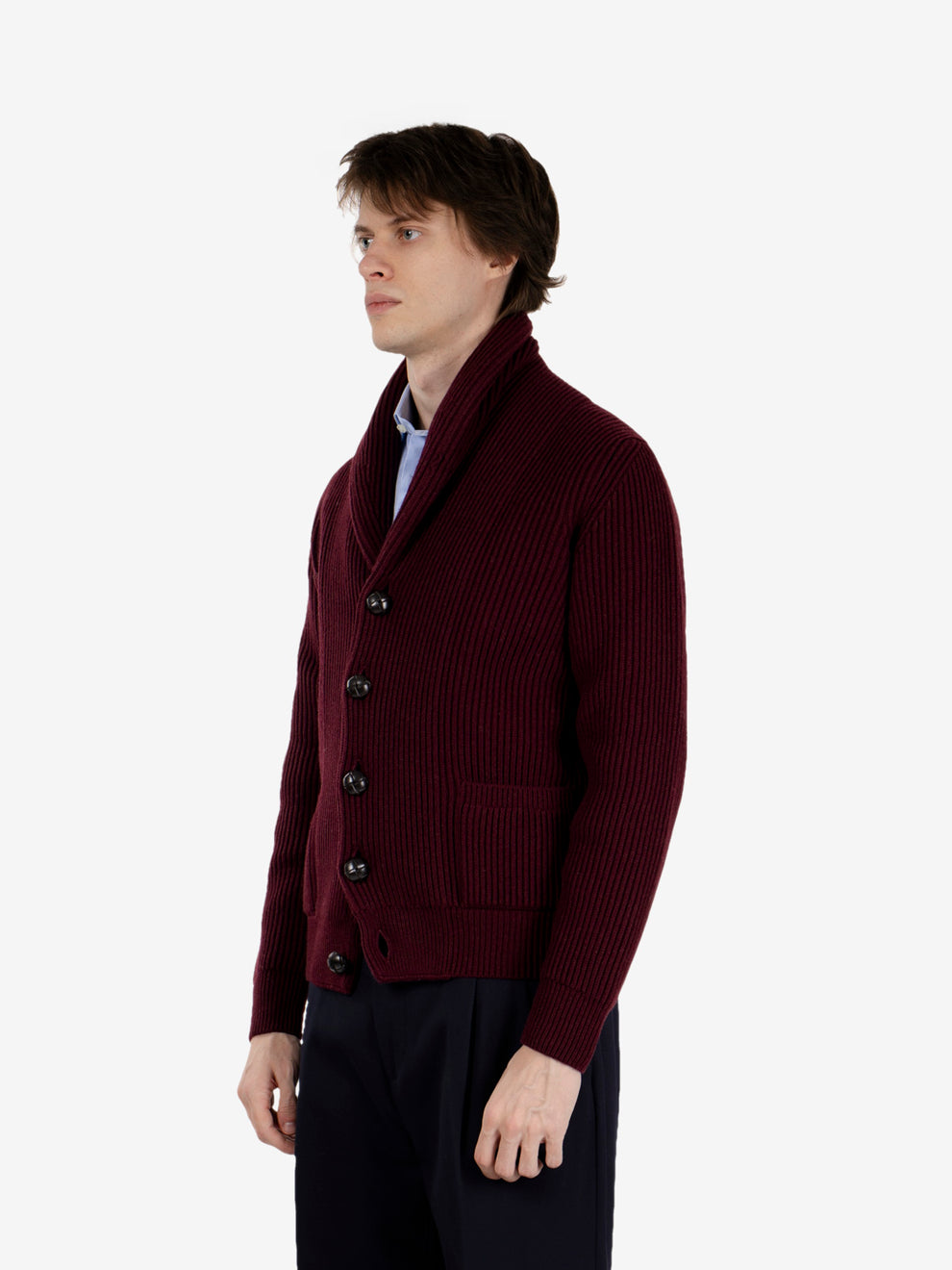 BORDEAUX SHAWL CARDIGAN A0701-B_5139