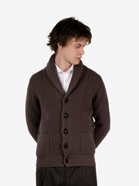 Taupe shawl cardigan