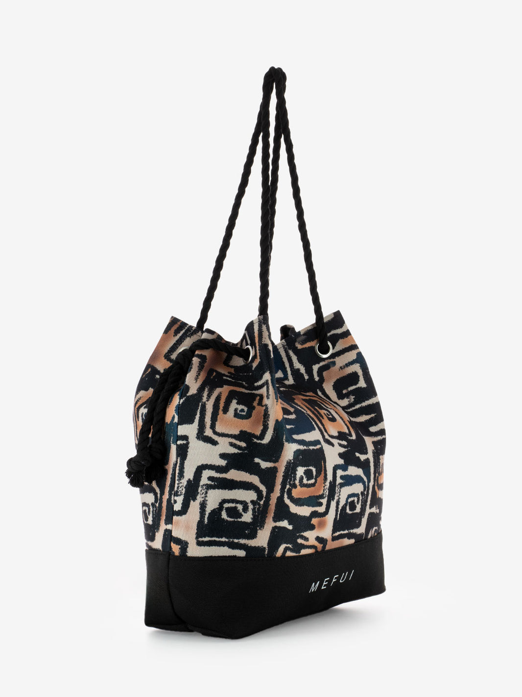 Beach bag fantasia nera