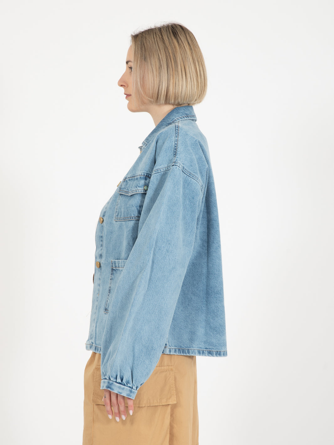 Giacca lou denim chiaro