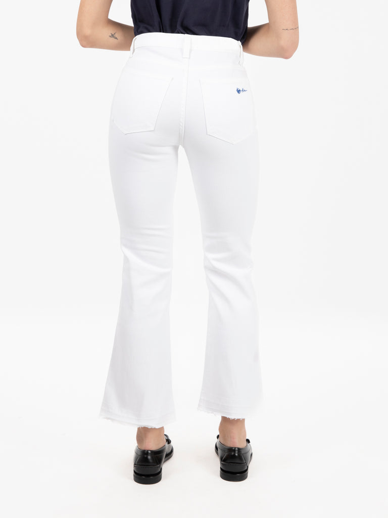 MERCI - Jeans a trombetta bianco