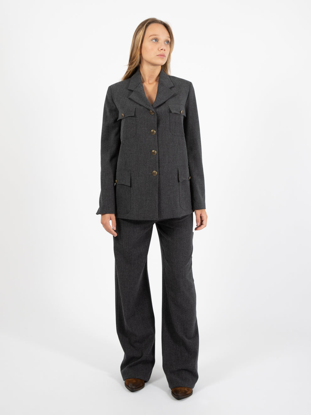 Pantalone a palazzo carpenter antracite