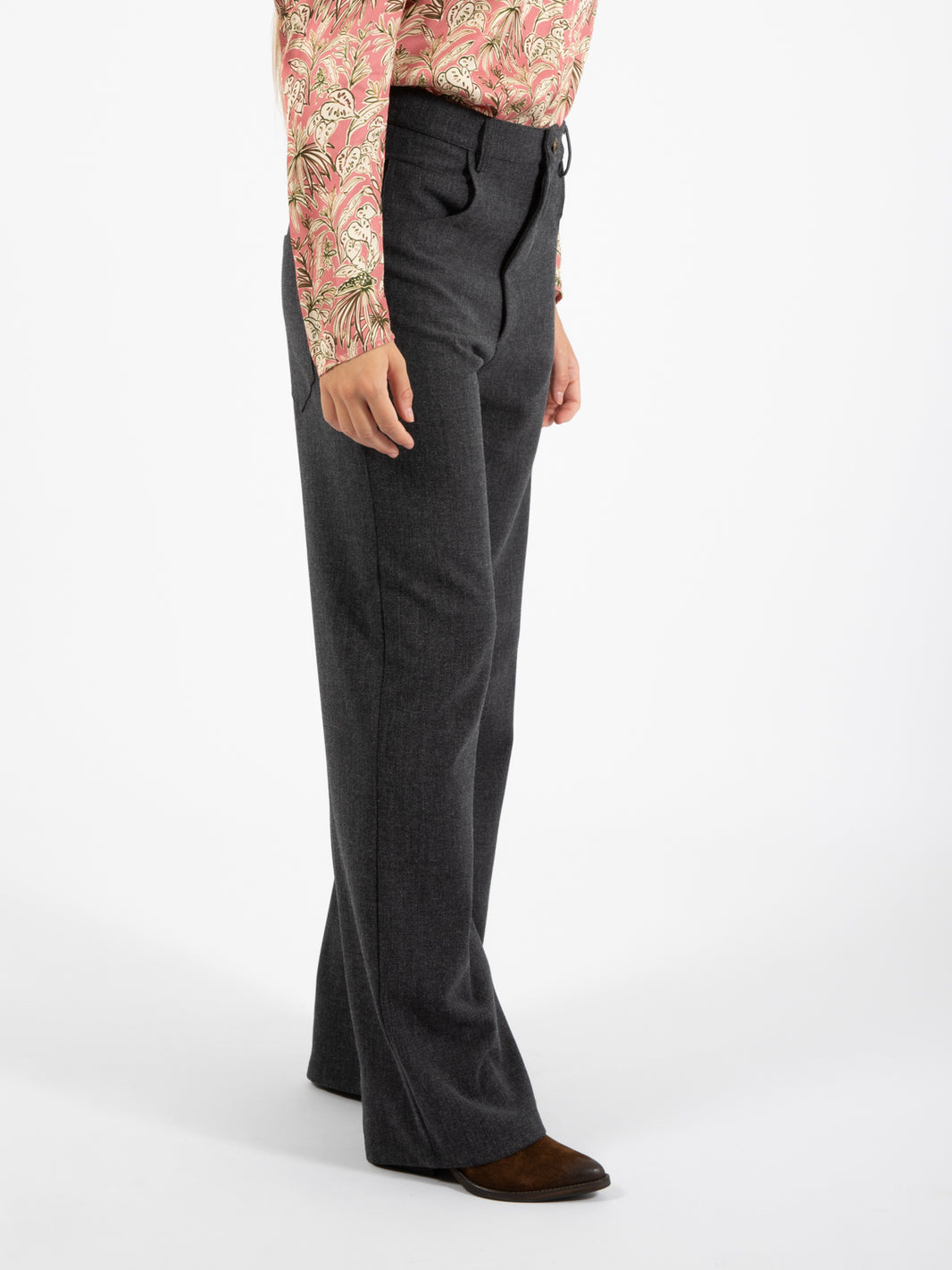 Pantalone a palazzo carpenter antracite