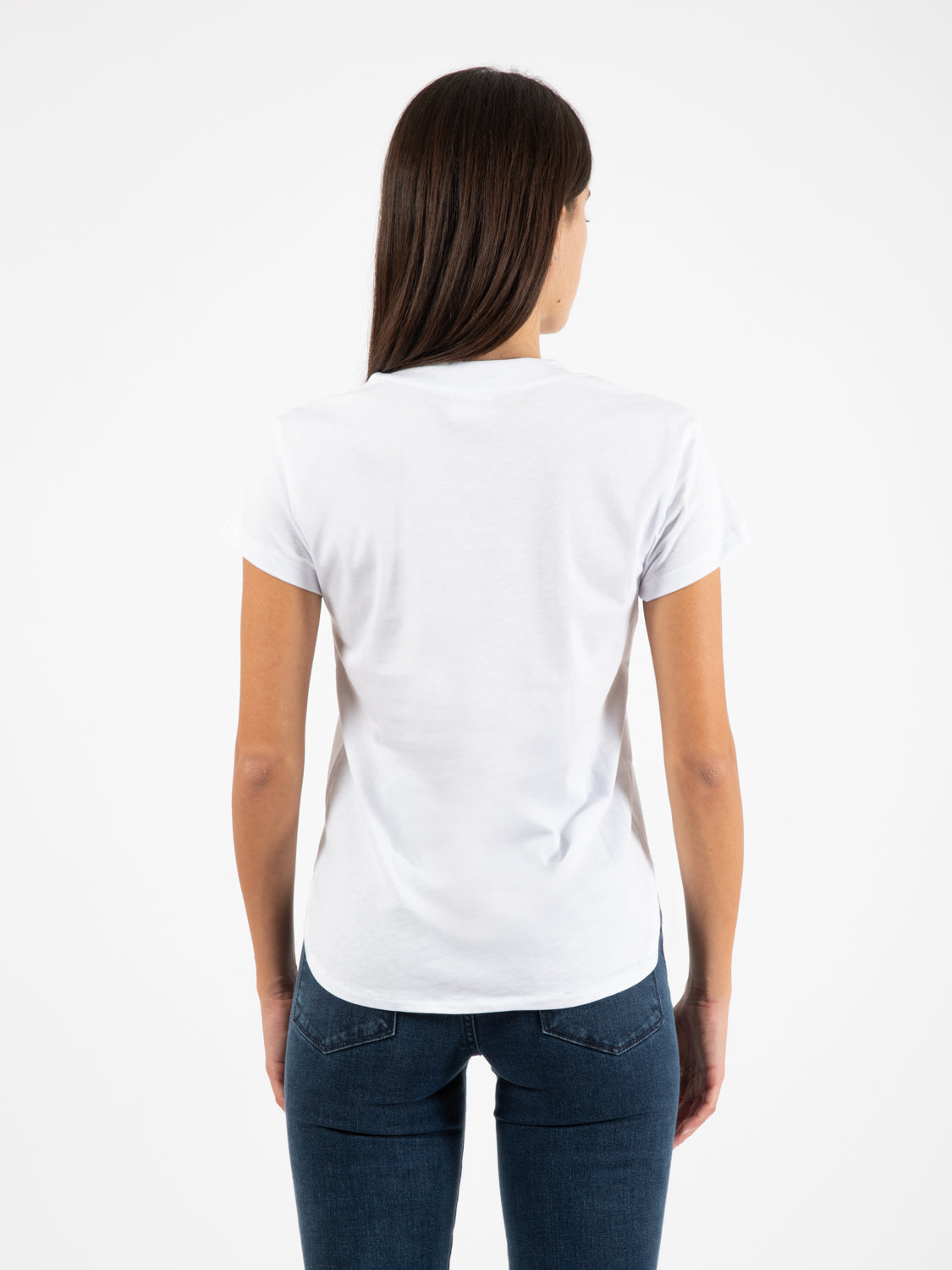 T-shirt con dettaglio lettering bianco / blu