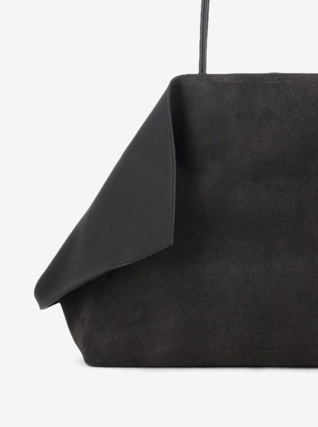 ROXANNE BAG IN SUEDE/CALF DARK BROWN ROXANNES_TDM