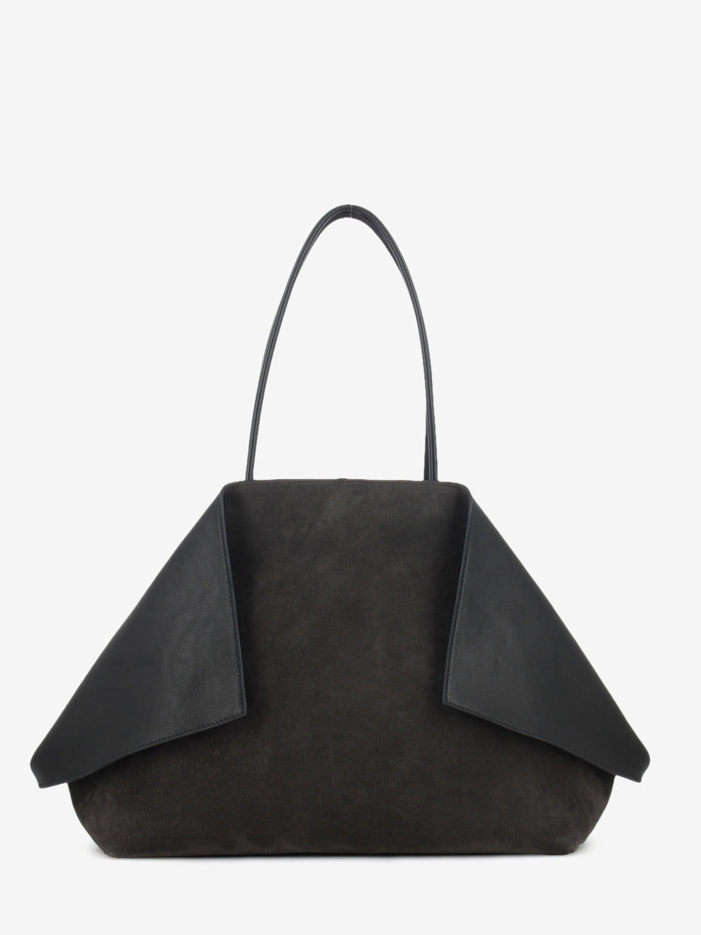 ROXANNE BAG IN SUEDE/CALF DARK BROWN ROXANNES_TDM