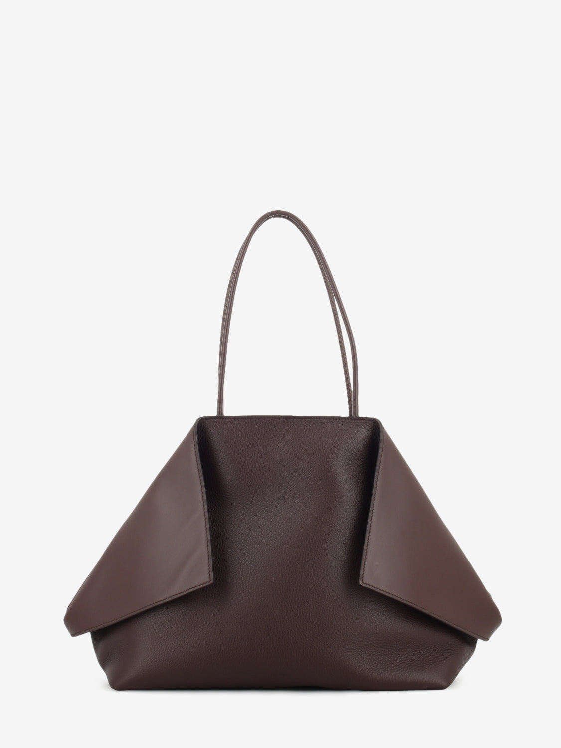 Borsa in pelle martellata Roxanne testa di moro