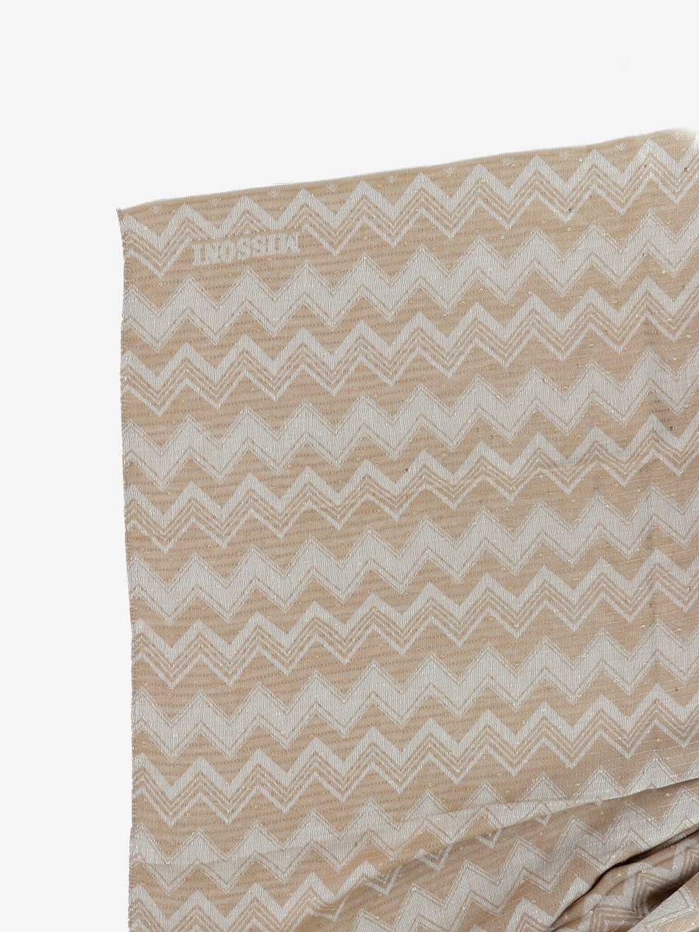 Beige sequined stole