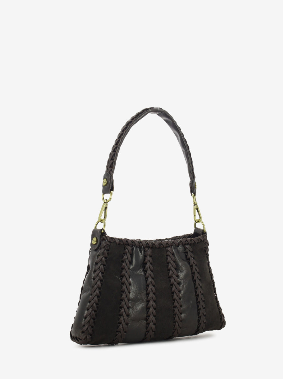 Borsa in pelle Fedra moro