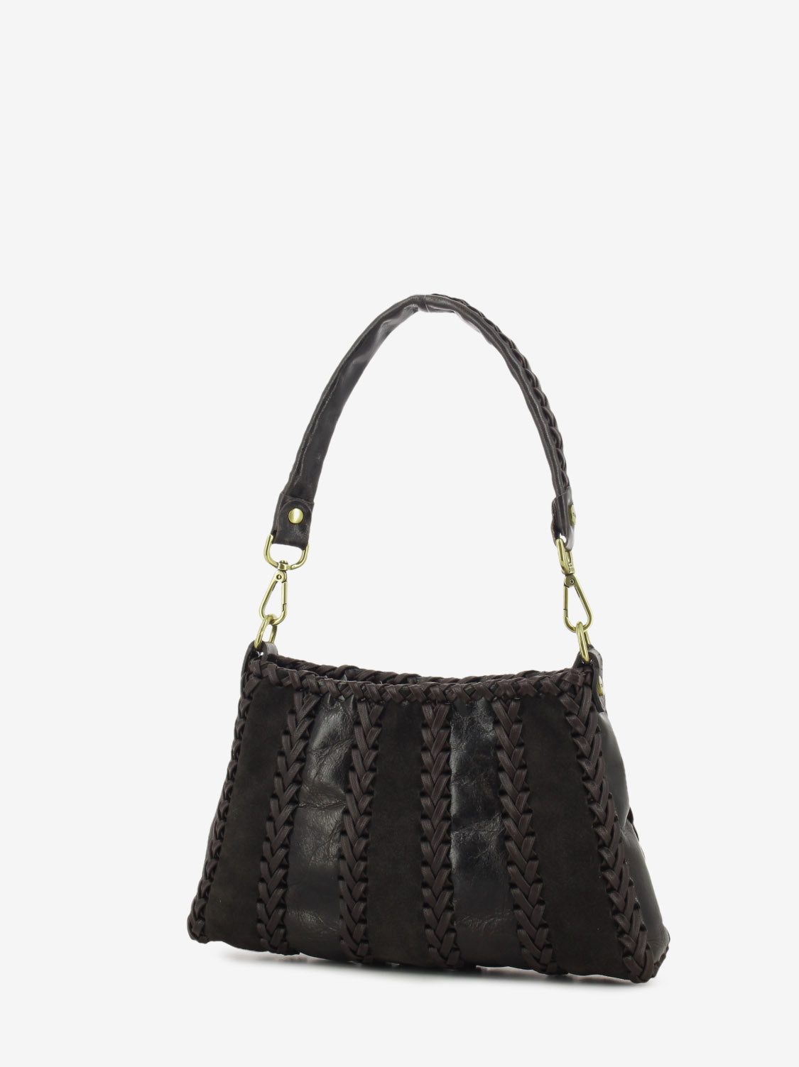 Borsa in pelle Fedra moro