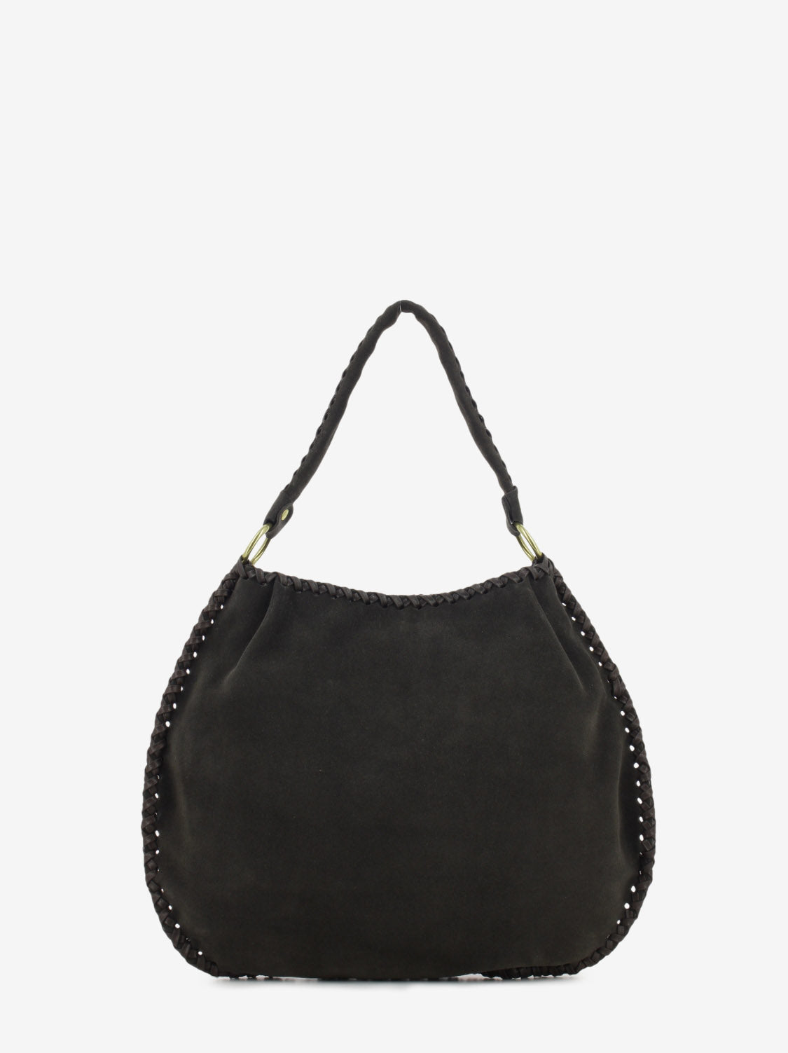 MILAN SUEDE BAG EBONY M001D_461
