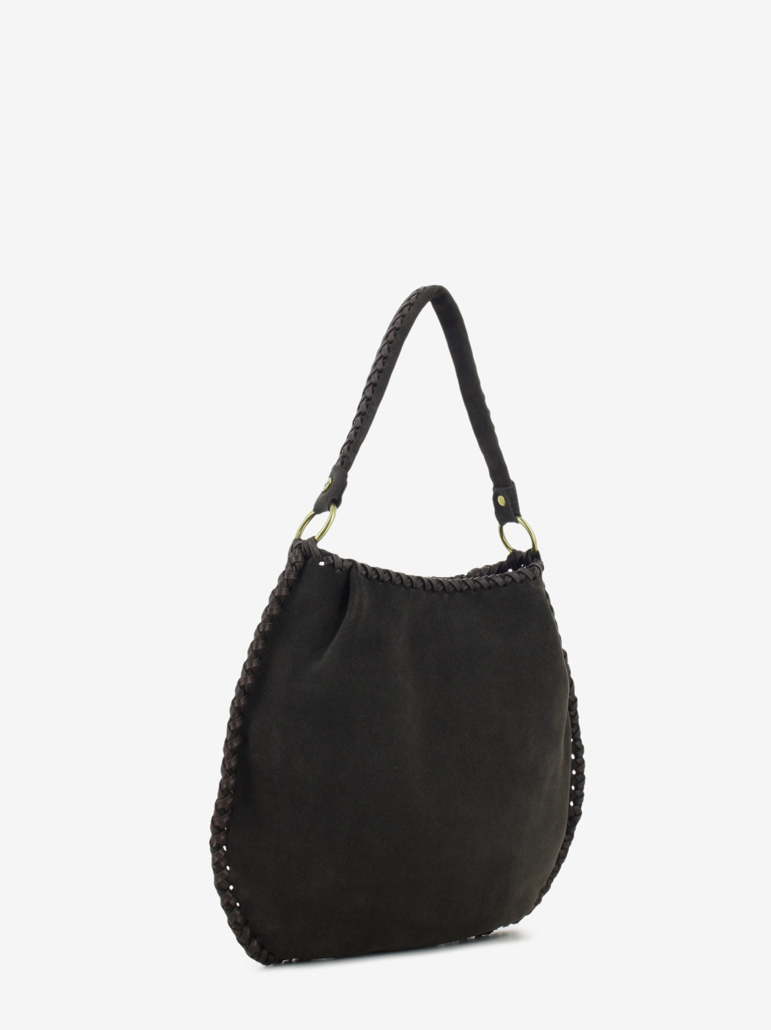 MILAN SUEDE BAG EBONY M001D_461