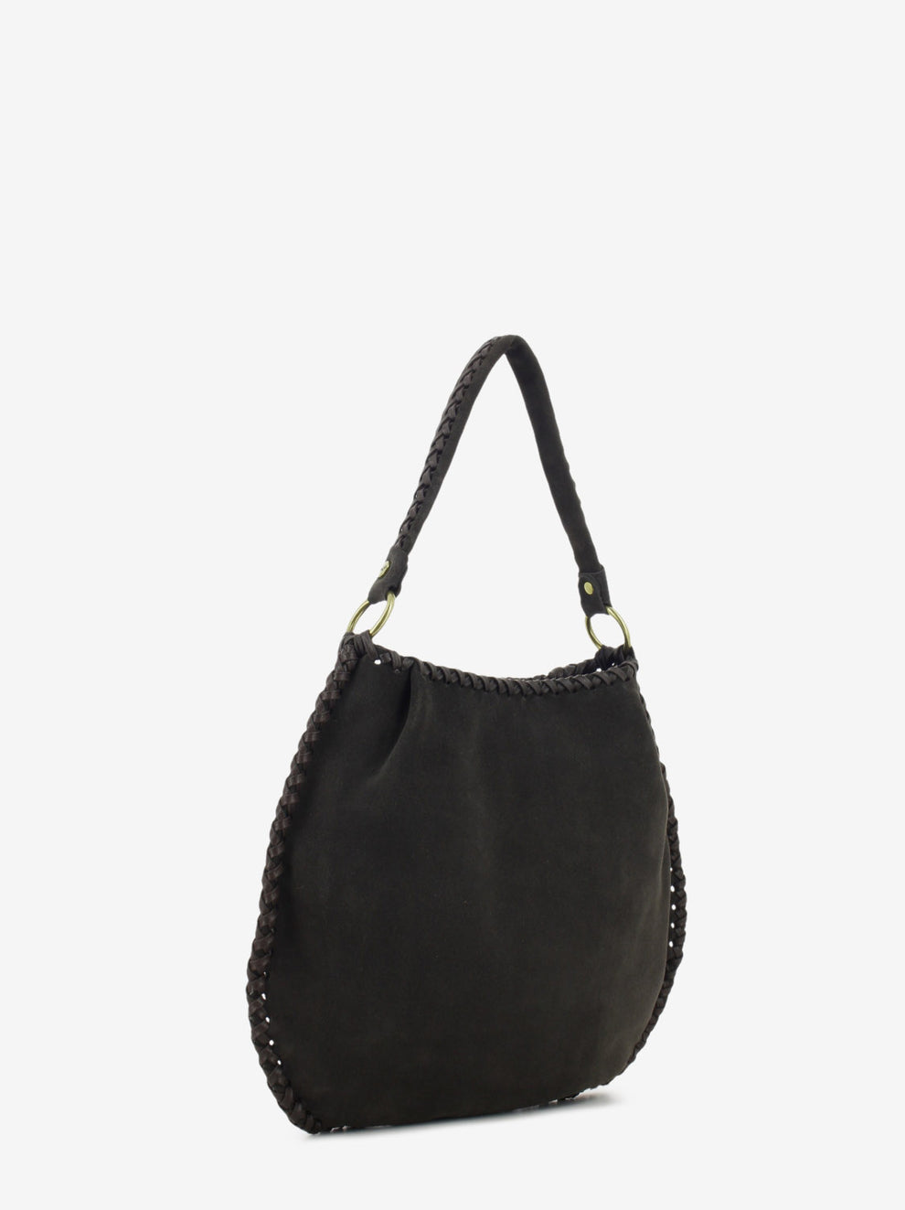 MILAN SUEDE BAG EBONY M001D_461