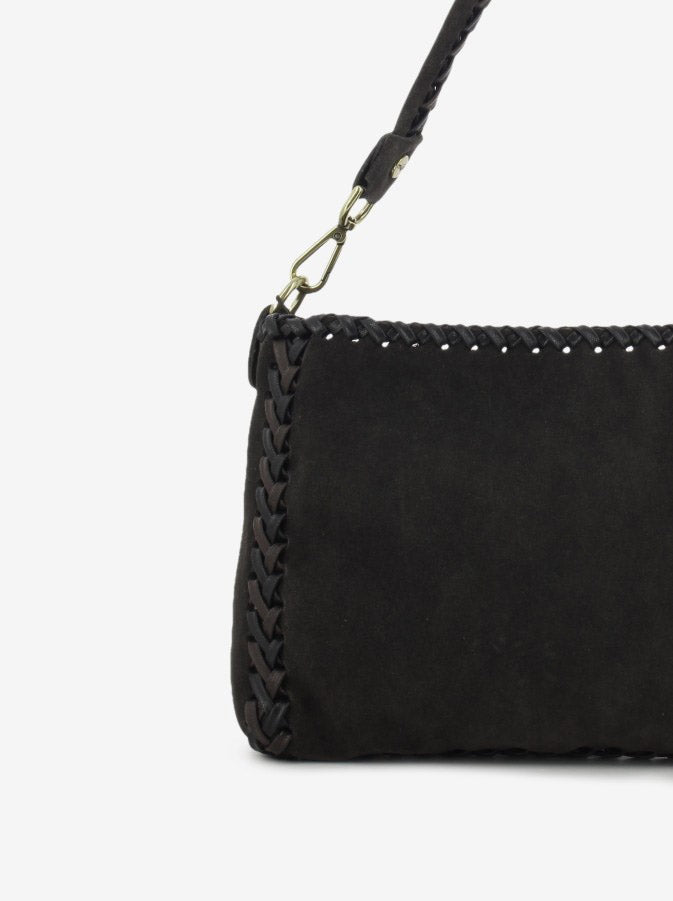 Borsa Lia in suede ebony