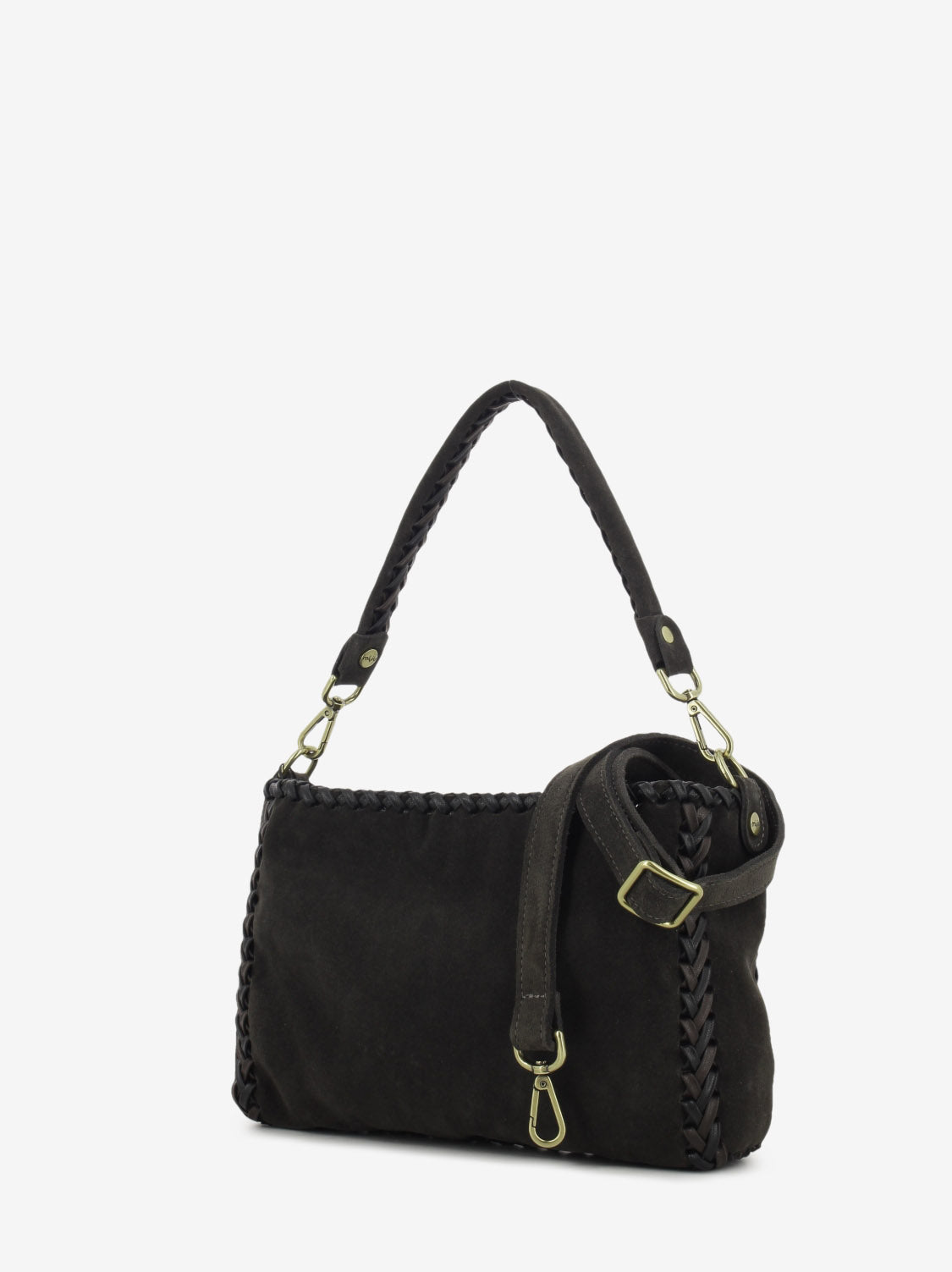 Borsa Lia in suede ebony