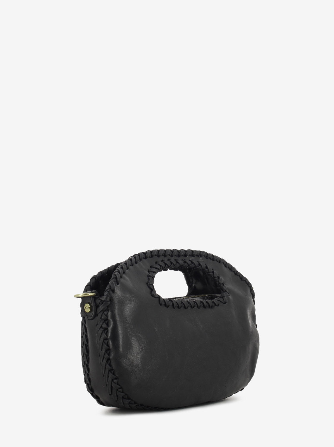 Borsa Nina M pelle nera