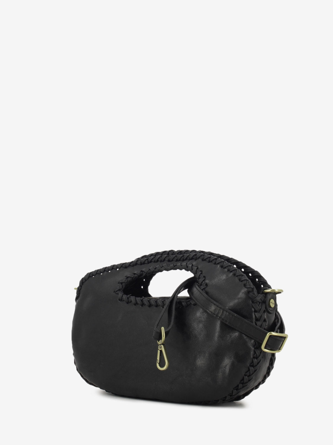 Borsa Nina M pelle nera