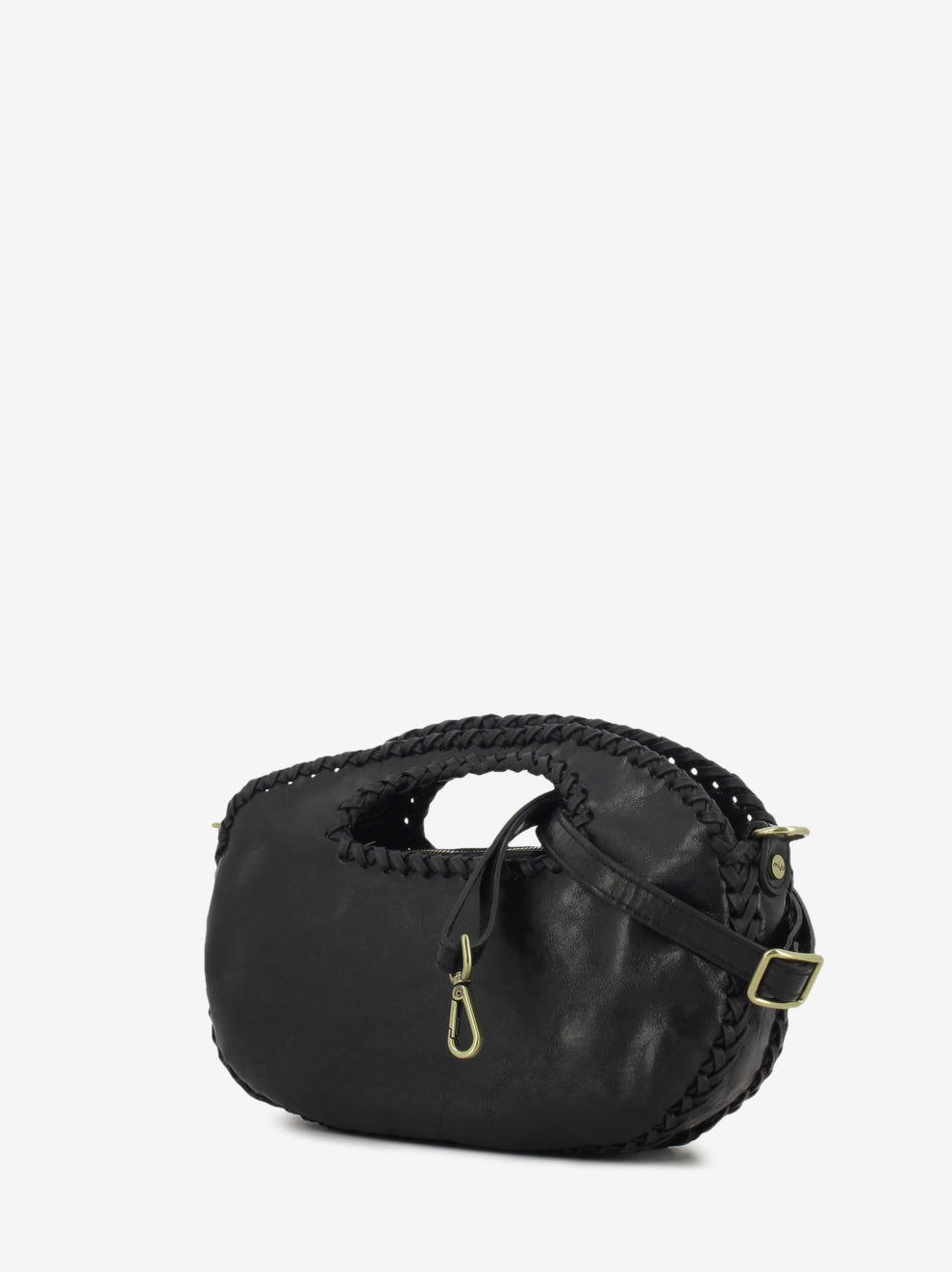 Borsa Nina M pelle nera