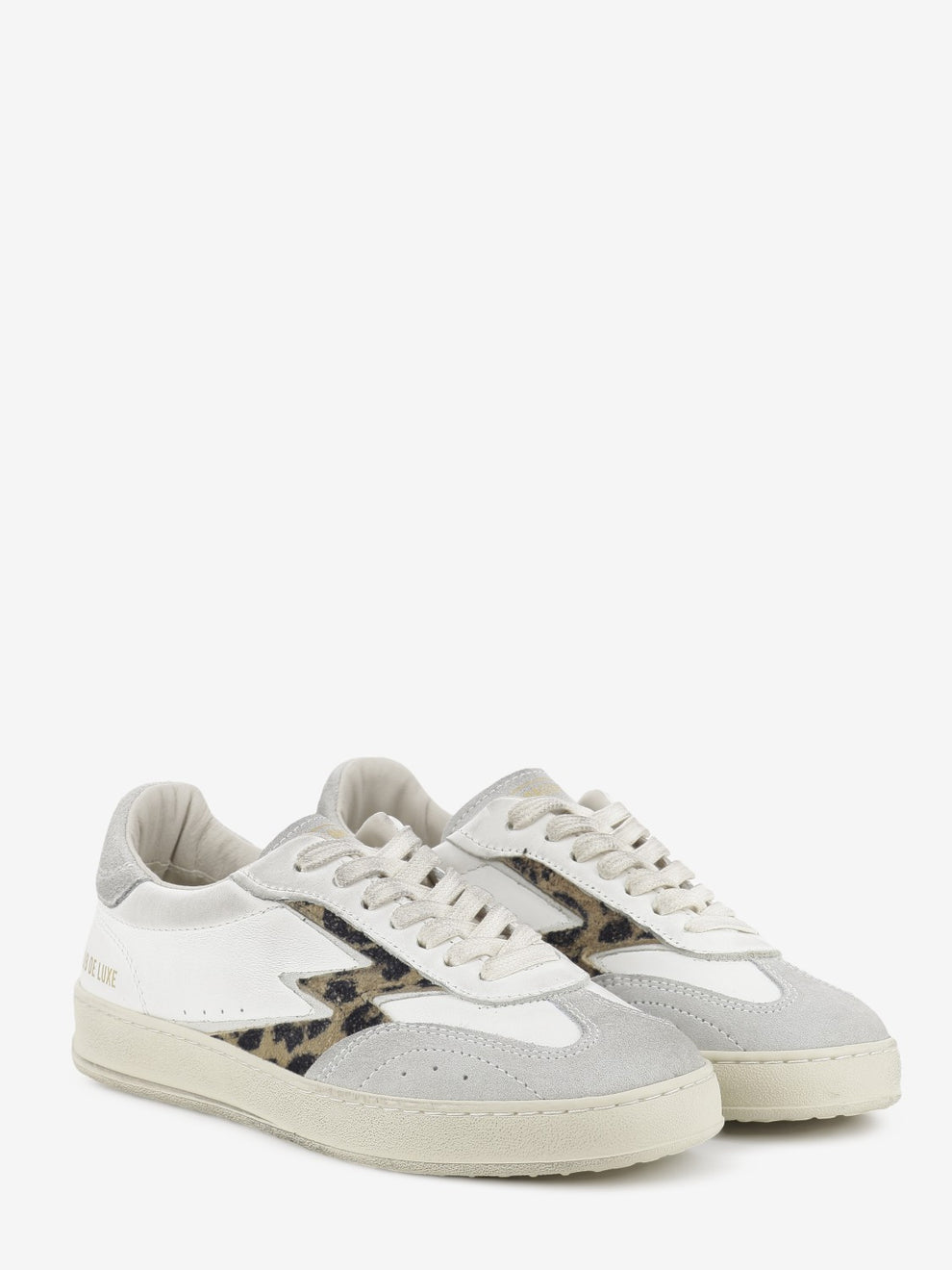 Club Deluxe brushed white / leopard print