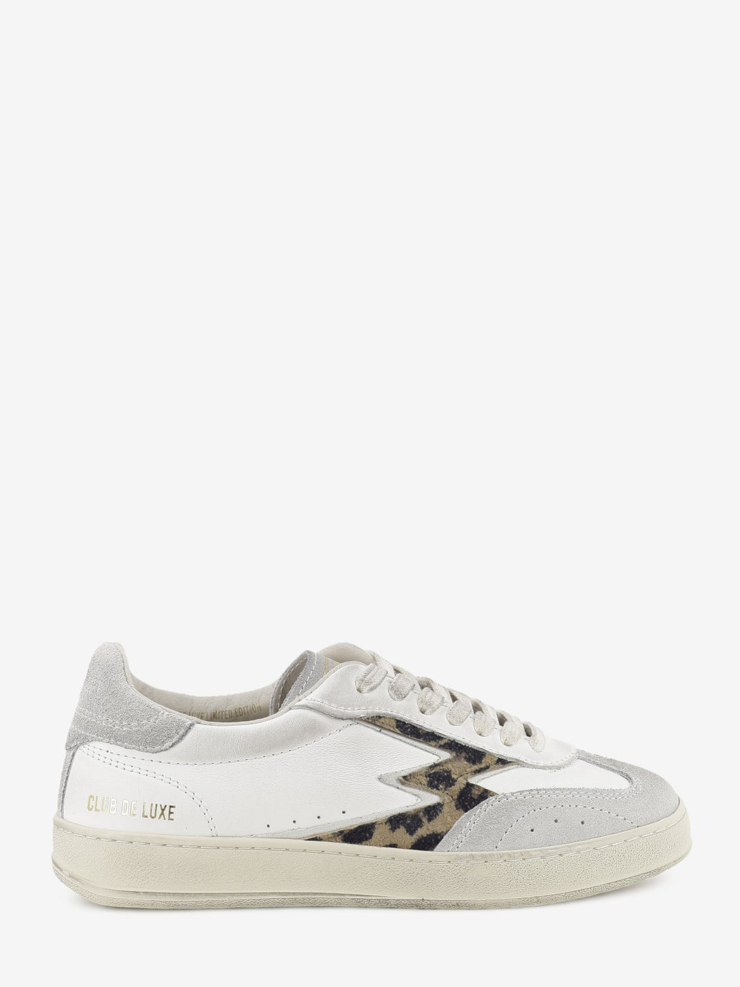 Club Deluxe brushed white / leopard print