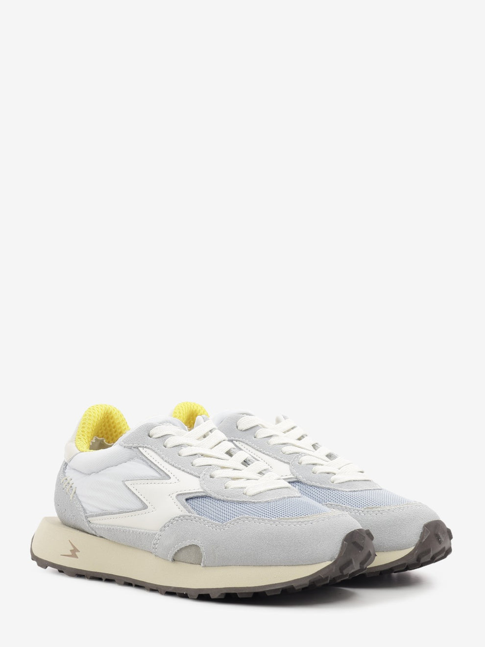 Hype nylon e suede Light blue
